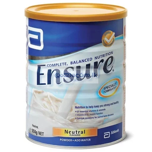 ENSURE 850g MILK POWDER NEUTRAL FLAVOUR