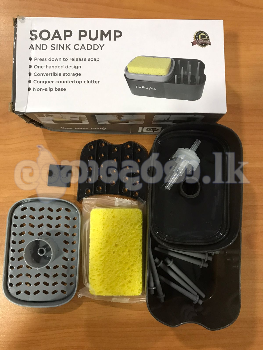 Soap Pump and sink caddy