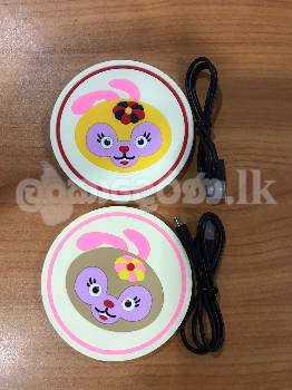 1 pcs Cartoon Heating Coaster
