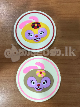 1 pcs Cartoon Heating Coaster