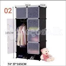 New DIY 8 Doors Cubes Wardrobe + Shoe Rack