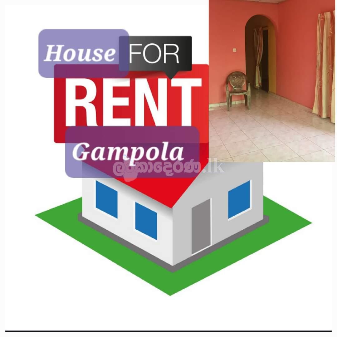 House for rent Gampola