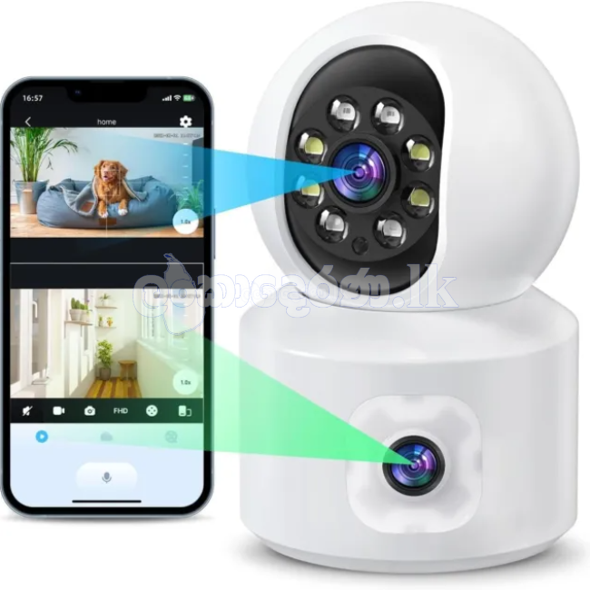 4G Indoor Dual Lens Mini IP Camera