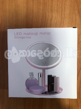 LED Makeup Mirror Storage Tray