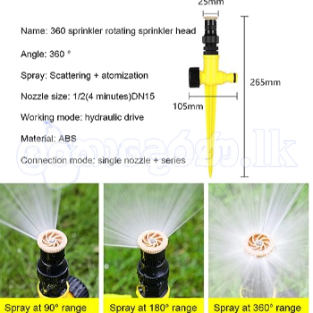 360 Degree Adjustable Spray Nozzle