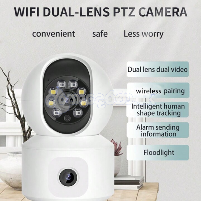 4G Indoor Dual Lens Mini IP Camera