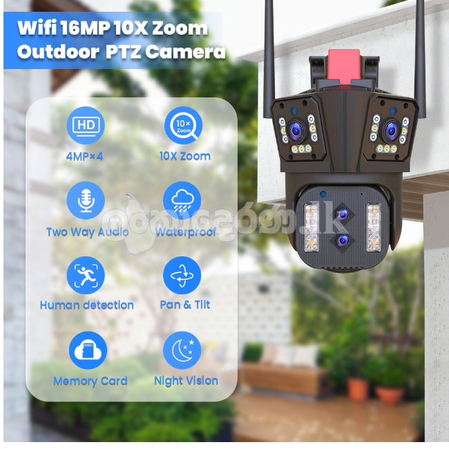 3 lens zooming WIFI camers