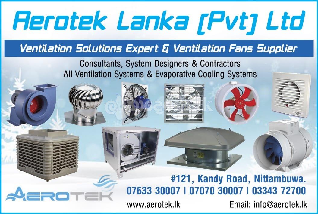 Aerotek Lanka Pvt Ltd – Ventilation Fans