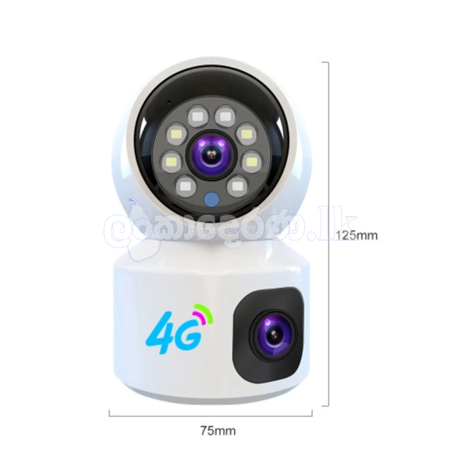 4G Indoor Dual Lens Mini IP Camera