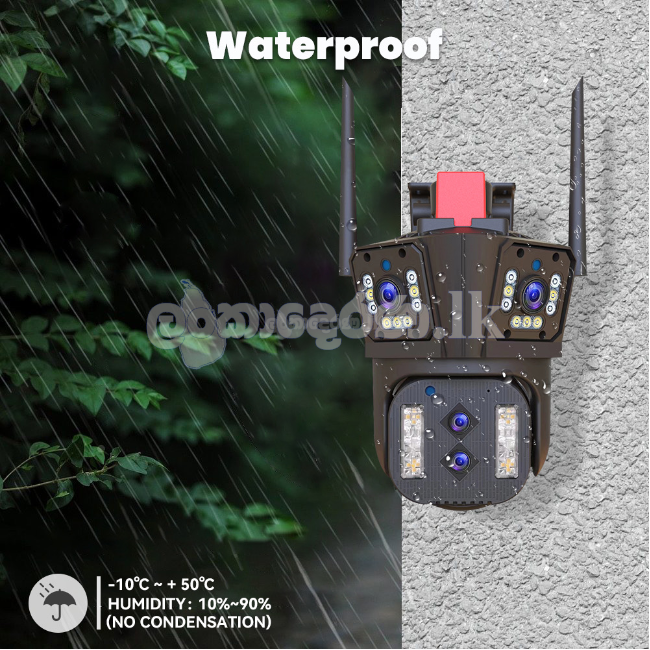 3 lens zooming WIFI camers