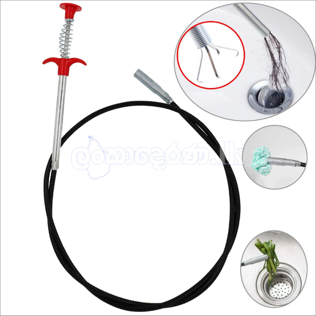 Flexible Drain Pipe Cleaning Grabber Cable 1.6M