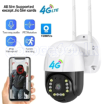 4G sim card camera IP66 outdoor ptz security camera
