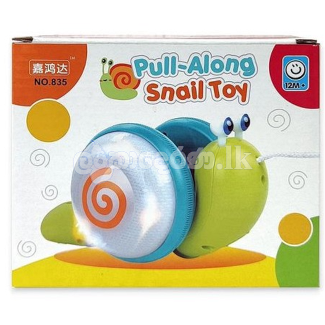 Pull Along Snail Toy