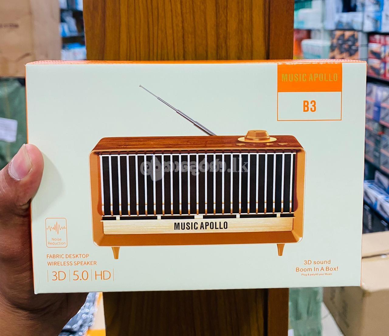 Music apollo B3 Fabric desktop wireless speaker