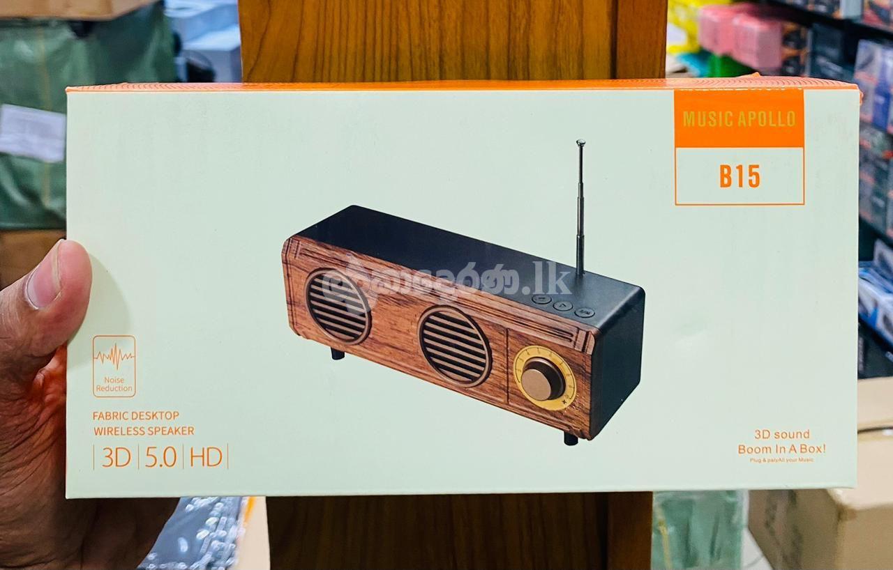 Music apollo B15 Fabric desktop wireless speaker