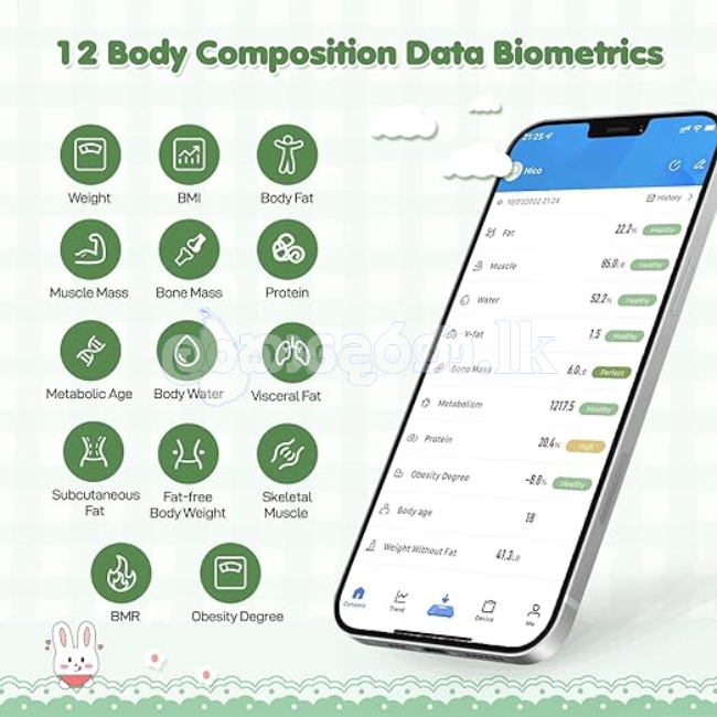 3D Digital Smart Body Scale