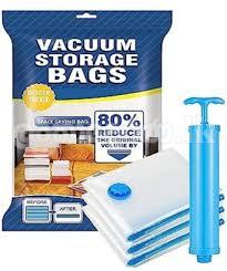 Vacuum storage 5 bags with Hand Pump