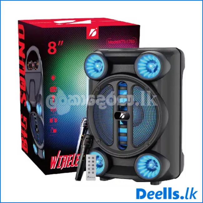KTS-1765 8 Inch Bluetooth Speaker with Microphone