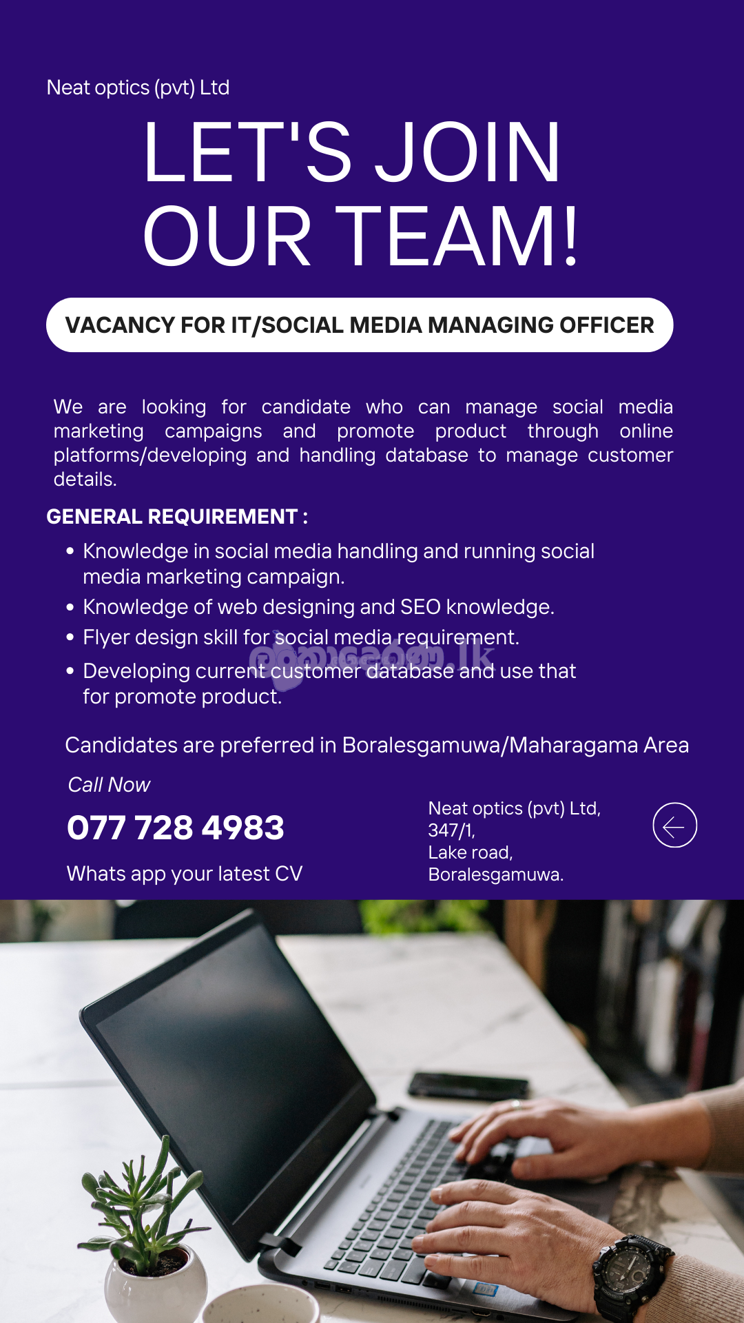 Social Media Managing Officer