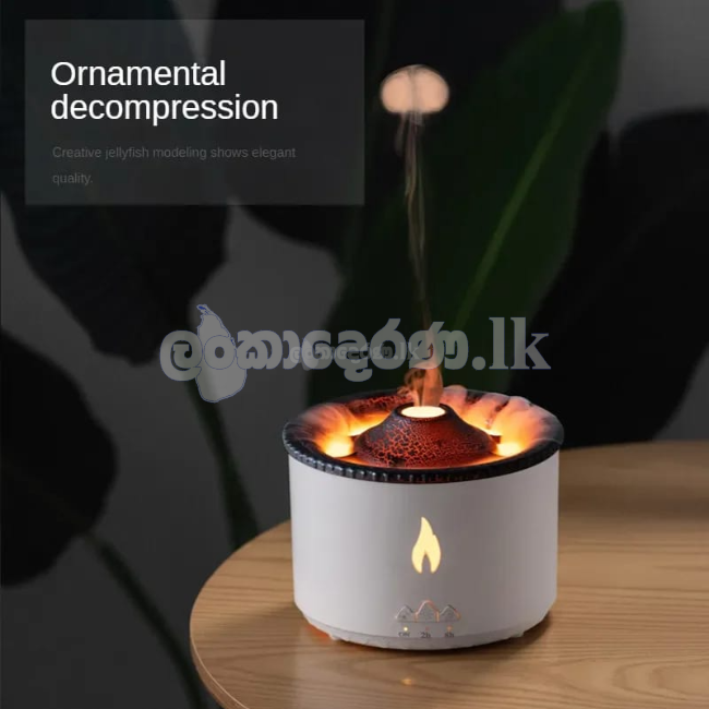 WULFY Humidifier Volcanic Flame Aroma