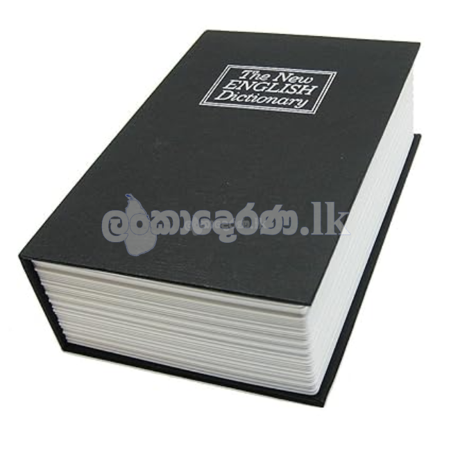 Dictionary Secret Book Hidden Safe with Key Lock