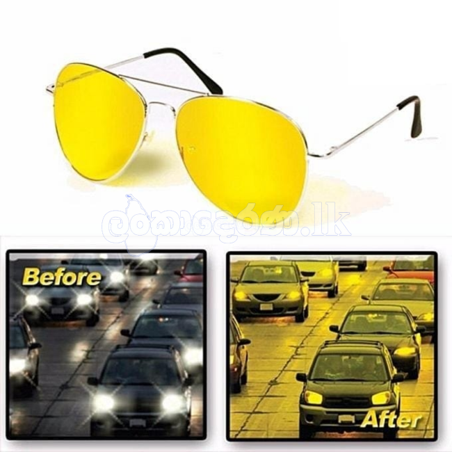 Night View Sunglass Unisex Free Size Yellow