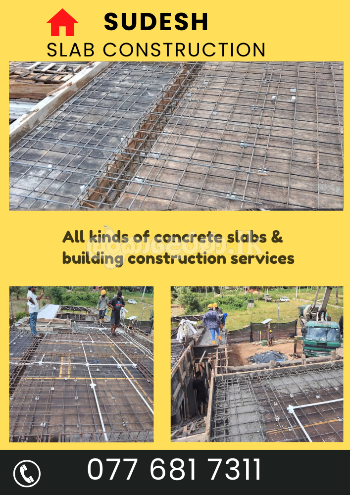 Concrete Slab Works Malabe, Athurygiriya