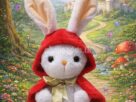 Handmade Soft Toy Red Riding Bunny