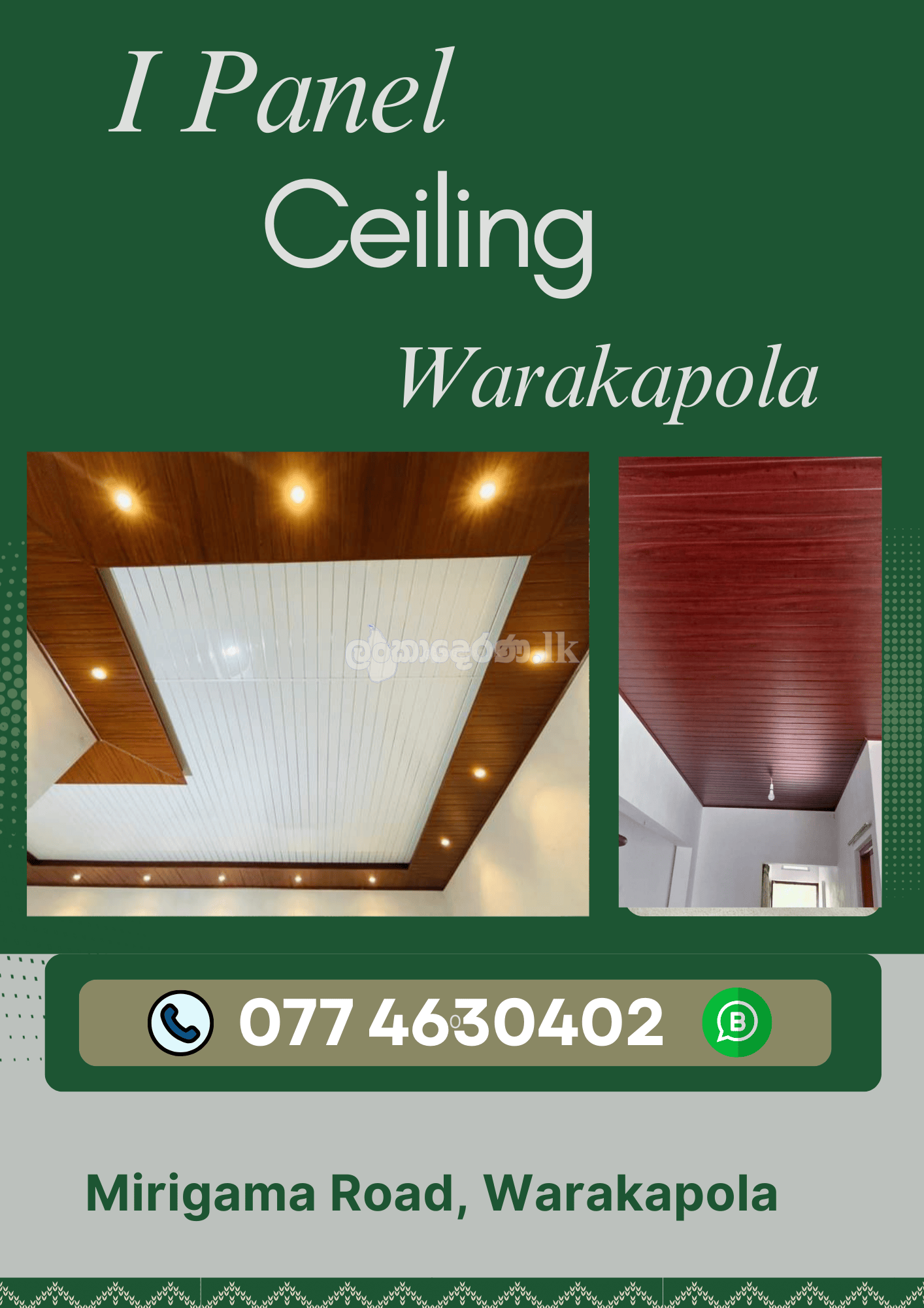 Ceiling Installation Nittambuwa, Mirigama